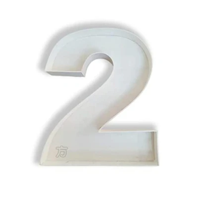 Afbeelding van FNB HANDGEMAAKTE houten Vulbare Nummers 2, DIY Decoratieve Vorm 0 9