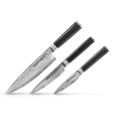 Afbeelding van Samura Damascus Chef&#039;s Messenset 3 Delig