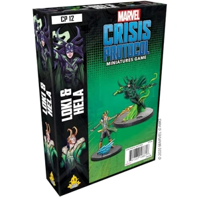 Afbeelding van Atomic Mass Games Marvel Crisis Protocol: Character Pack: Loki and Hela Miniature Game