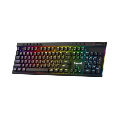 Afbeelding van Redragon K580 PRO Wireless RGB Gaming Keyboard, mechanisch toetsenbord met 3 modi en 104 toetsen, hot swap socket, speciale media besturing onboard macro opname, lineaire rode schakelaar