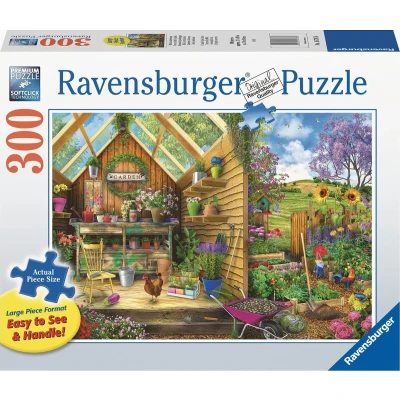 Afbeelding van Ravensburger Eavensburger puzzel Blik in het tuinhuis