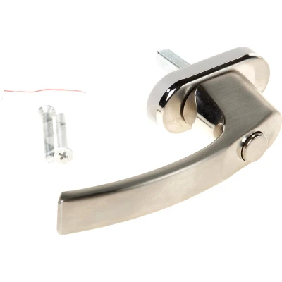 Afbeelding van Draaivalkruk Inox look afsluitbare knop stift 32mm