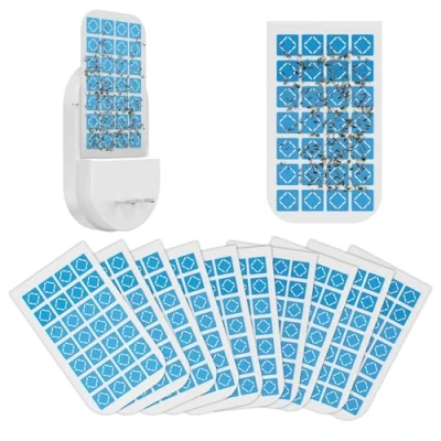 Afbeelding van vliegenval navullingen voor binnen, vliegenvanger fruitvliegenval, motten, muggenval (set van 10 navullingen)