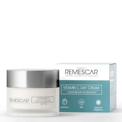 Afbeelding van Remescar Dagcrème met Vitamine C SPF 20 50ml Voedt en hydrateert uw huid Anti rimpel gezichtscrème voor dames heren