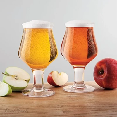 Afbeelding van Final Touch Bierglas set 2 Speciaalbier Glazen Ciderglas