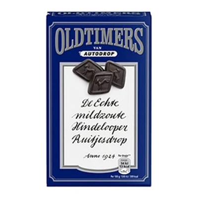 Afbeelding van Oldtimers Mildzoute Hindeloper Ruitjesdrop 235 gr 6 stuks