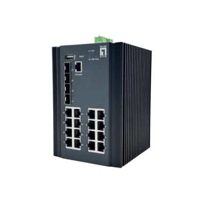 Afbeelding van LevelOne IGU 2071 netwerk switch Managed L2+ Gigabit Ethernet (10/100/1000) Zwart