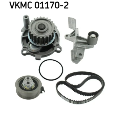 Afbeelding van Skf Distributieriem kit incl.waterpomp VKMC 01170 2