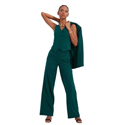 Afbeelding van Trendyol TWOSS21PL0189 Volwassenen Vrouwen Single pack Groen 32