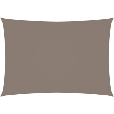 Afbeelding van vidaXL Zonnescherm rechthoekig 3x4 m oxford stof taupe