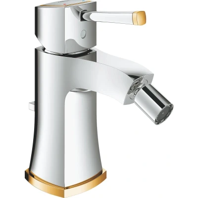 Afbeelding van GROHE Grandera bidetkraan met waste kogelgewricht perlator Chroom