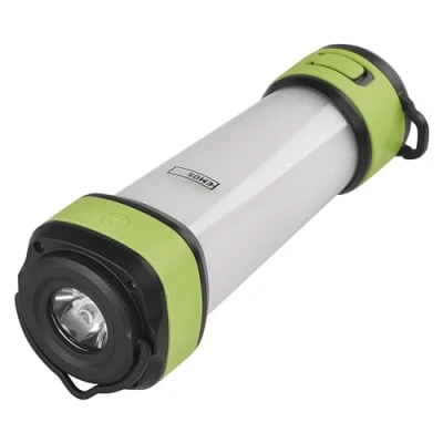 Afbeelding van EMOS Multifunctionele led campinglantaarn, draagbare 360 accu campinglamp met rood licht en powerbank functie, magneet haak, 7 modi, helderheid lm, lichtbereik 190 m, 19 uur lichtduur