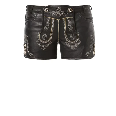 Afbeelding van Stockerpoint dames mona leren broek, zwart (black nappa), 34
