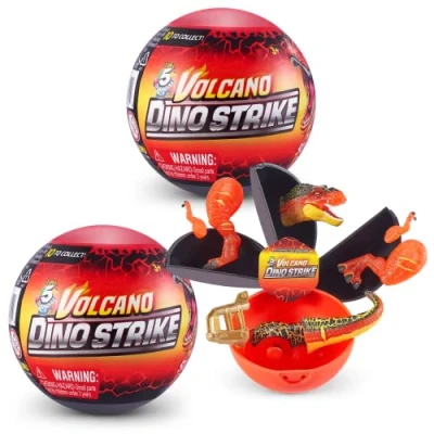 Afbeelding van 5 Surprise 77239 Dino Strike Volcano Series 4 (2 Pack) Dinosaurus Mystery Capsule Collectible