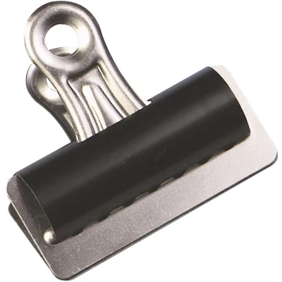 Afbeelding van Q connect Bulldogclip, Zwart, 32 Mm, Doos Van 10 Stuks Bulldogclips