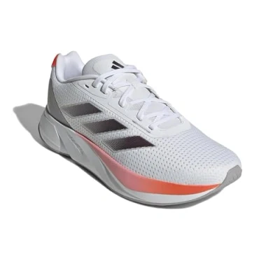 Afbeelding van adidas Duramo SL hardloopschoenen voor heren, Wit Aurora Met Solar Rood, 44 2/3 EU