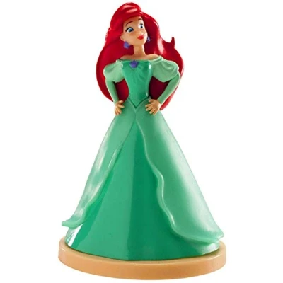 Afbeelding van Dekora Verjaardagsdecoratie De kleine zeemeermin Disney voor taart, 8,5 cm, 347155, meerkleurig