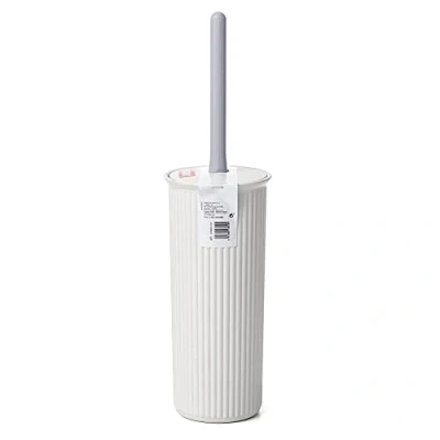 Afbeelding van TATAY Toiletborstel Baobab, polypropyleen, BPA vrij, wit. Afmetingen 9,5 x 39,5 cm