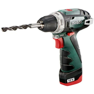 Afbeelding van Metabo BS Basic Accu Boorschroefmachine 12V 2X2 Ah Li Power Lader LC 12 In kunststof koffer 600984500