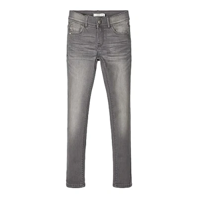 Afbeelding van Name it broek voor meisjes grijs maat 9j