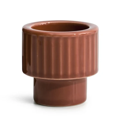 Afbeelding van Sagaform Eierdopje en waxinelichthouder &quot;;Coffee &amp; More&quot;; Terracotta