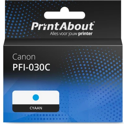 Afbeelding van Huismerk Canon PFI 030C Inktcartridge Cyaan