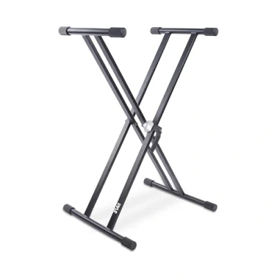Afbeelding van Keyboardstandaard Pyle Piano Standaard Draagbare Toetsenbordstandaard Verstelbare Hoogte Perfect voor Optredens Dubbel Verstevigd X Design Maximale Stabiliteit