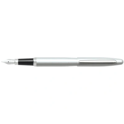Afbeelding van Sheaffer VFM Strobe Silver Vulpen Schrijfwijze: Medium Kleur: Grijs De Vulpenwereld