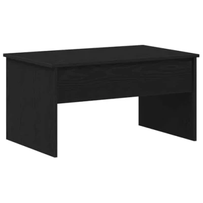 Afbeelding van vidaXL Salontafel Zwart Eiken MDF met Fineer Middelgroot