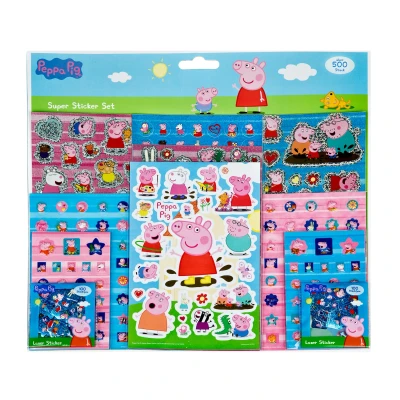 Afbeelding van Peppa Pig Sticker set 500 st 4043946292425