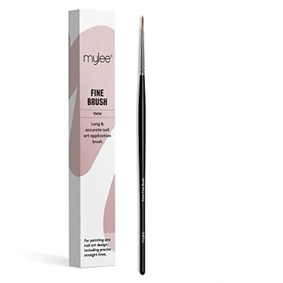 Afbeelding van Mylee 9mm Fijn Penseel voor Gel Nail Art en Nagellak Applicatie. Professionele Kwaliteit Manicure Gereedschap Ideaal Thuis of Salon Gebruik