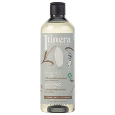 Afbeelding van ITINERA Haarshampoo met Gefermenteerde Pavia Rijst, 95% natuurlijke ingrediënten 370 ml