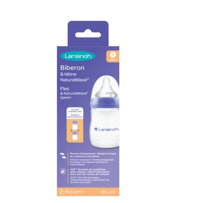 Afbeelding van Lansinoh 160 ml Natural Wave Fles 75460