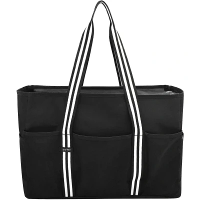 Afbeelding van Ibenzoa® Ruime en Waterdichte XXL Strandtas met Ritssluiting voor Dames, Perfect Strand Reizen