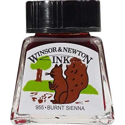Afbeelding van Winsor &amp; Newton Ink 14ml Burnt Sienna
