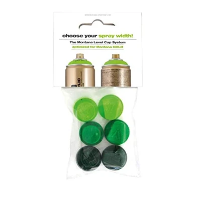 Afbeelding van Montana 6 New Level Caps gemengde spuitmondjes