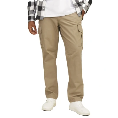 Afbeelding van Jack &amp; Jones Jpstkane Jjbarkley Cargobroek, Heren, Maat: 42x36, Elmwood