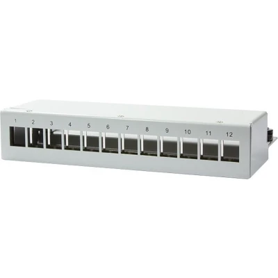 Afbeelding van Keystone patch panel box voor 12 keystones Kabelverbinder Kabel Connector