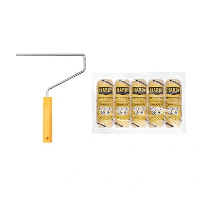 Afbeelding van Hardy Moltoextra verfroller 13 18 cm Mi 48 mm 5 stuks met handvat