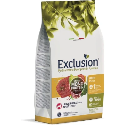 Afbeelding van Exclusion Mediterraneo Large Beef 12 kilo