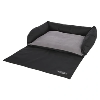 Afbeelding van Kerbl Kofferbakkussen Zwart/Grijs 80cm