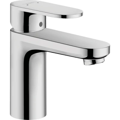 Afbeelding van Hansgrohe vernis blend wastafelmengkraan 100 brass zonder afvoer chroom 71580000