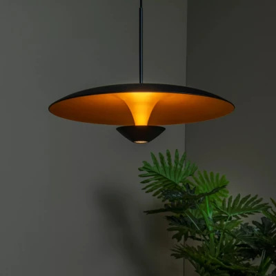 Afbeelding van Lucide KENNETH Hanglamp Ø 40 cm LED Dimb. 1x12W 2700K Zwart