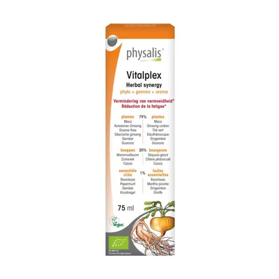 Afbeelding van Physalis Vitalplex Kruiden Synergie Druppels Bio (75ml)