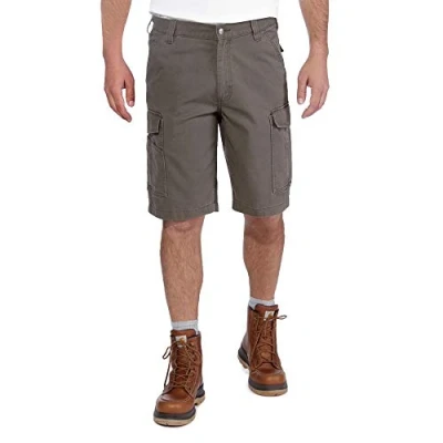 Afbeelding van Relaxed Fit Ripstop Cargo Short Heren Tarmac 800 W32 Bruin Broeken