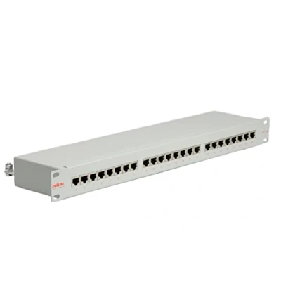 Afbeelding van Roline 24 poorten Netwerkpatchpaneel 483 mm (19) CAT 5e 1 HE Grijs