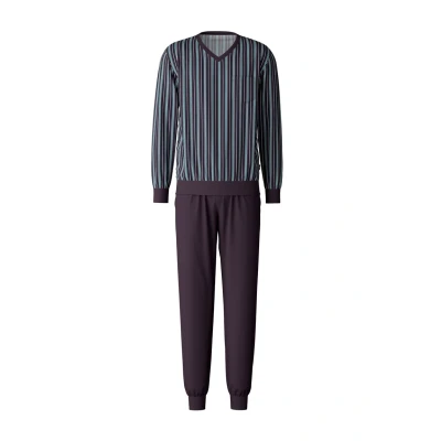 Afbeelding van Calida Streamline BÜNDCHEN SET Pyjama, Heren, Maat: Small, Plum
