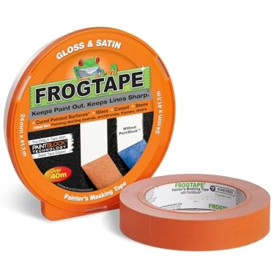 Afbeelding van FrogTape Painters plakband glanzend en gesatineerd, 24 mm x 41,1 m