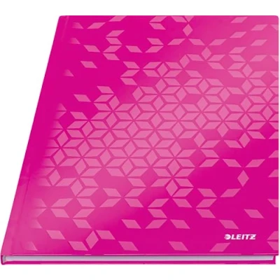 Afbeelding van Leitz WOW notebook formaat 21 x 297 cm (A4) geruit 5 mm roze