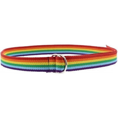 Afbeelding van Zac&#039;s Alter Ego Rainbow Stripe Canvas riem Multicolours